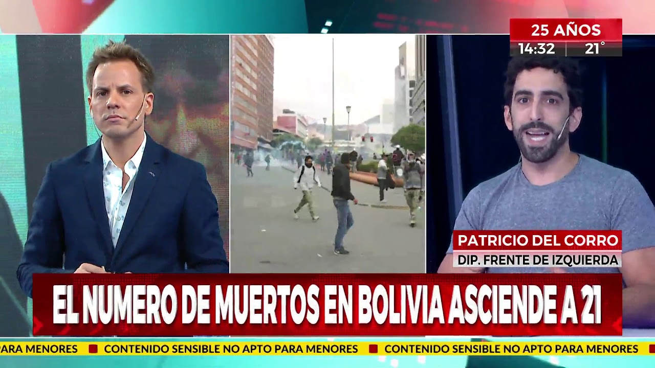 Golpe de Estado en Bolivia: continúa la represión en La Paz