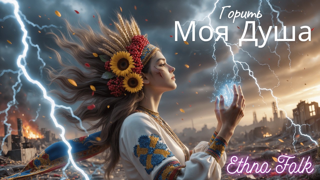 Горить Моя Душа | Гімн Незламної України 🇺🇦