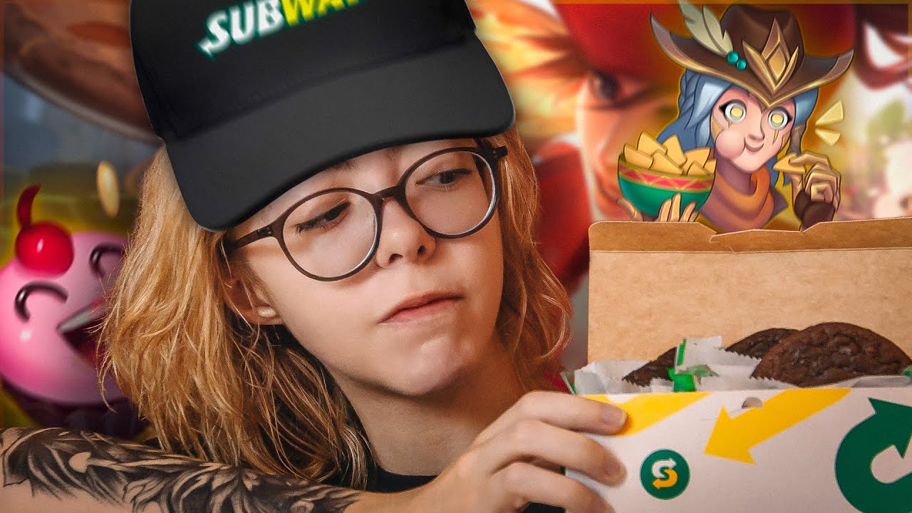 ELA FOI PEGAR UM LANCHE NO MEIO DO JOGO