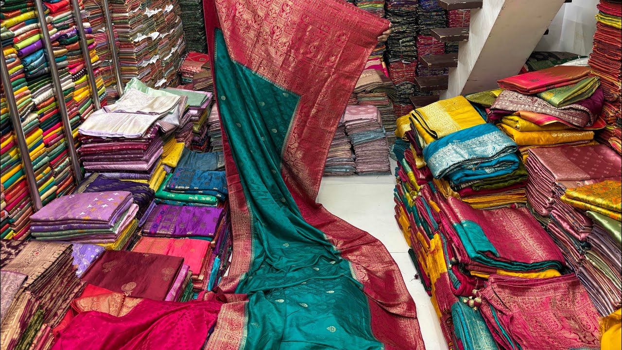 Wholesale silk saree market in the surat🥻🥻