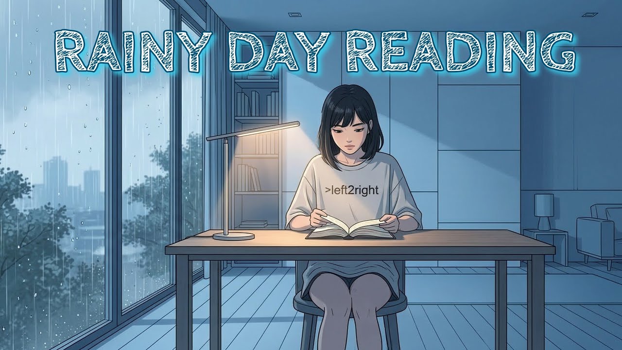 Deep Focus Reading. [Minimal Lo-fi / 70Bpm Rain Ambient] - left2right