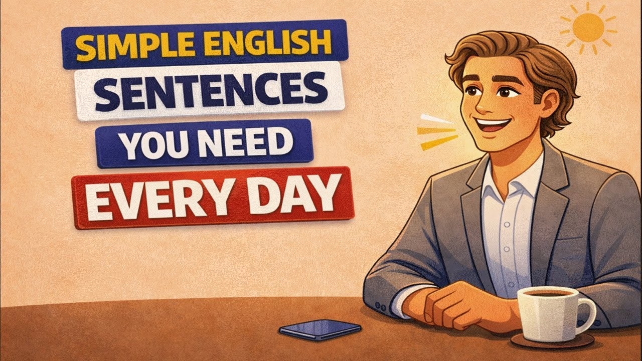 Simple English Sentences You Need Every Day |  Speak with Confidence