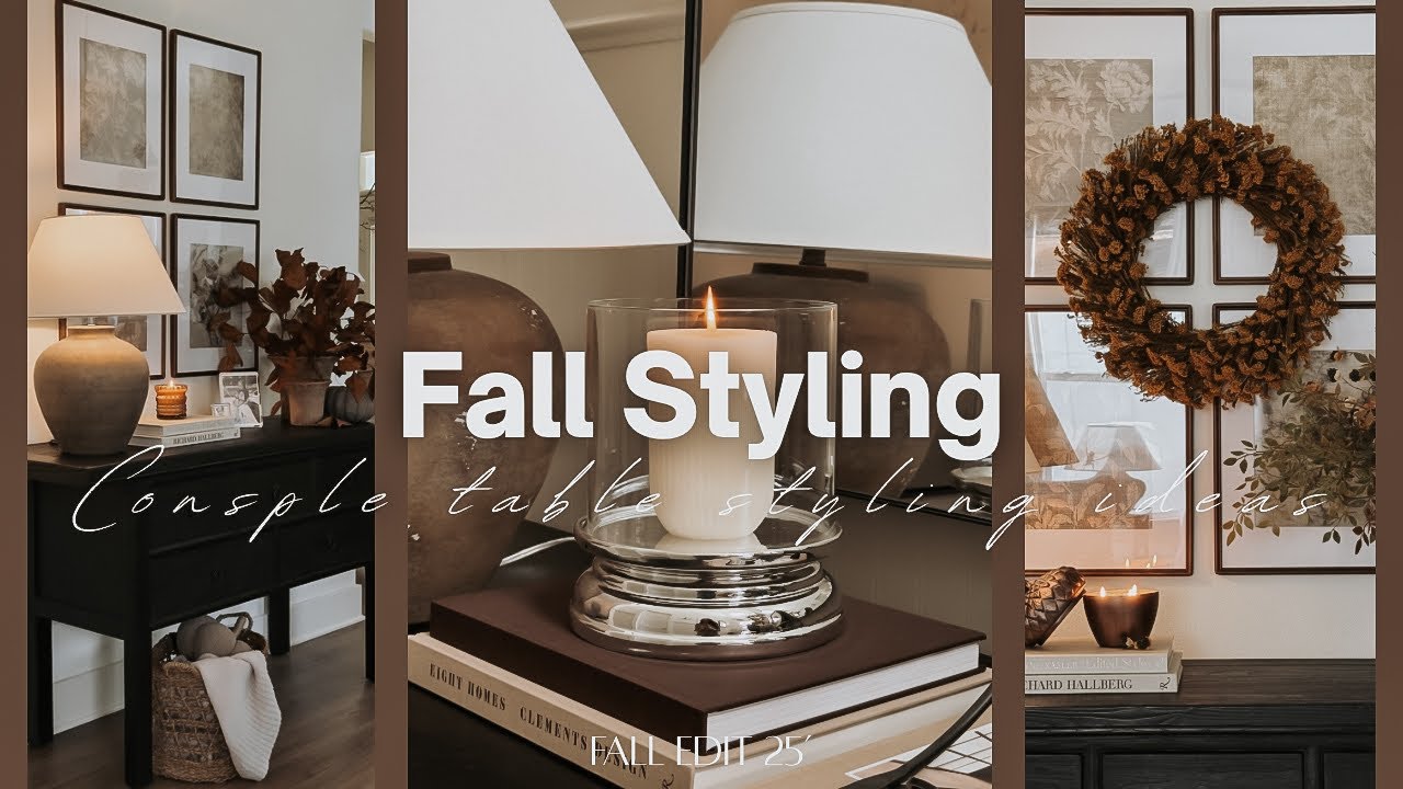 Fall Decorate With Me & Console Table Styling Ideas | Entryway Styling | Fall 2025