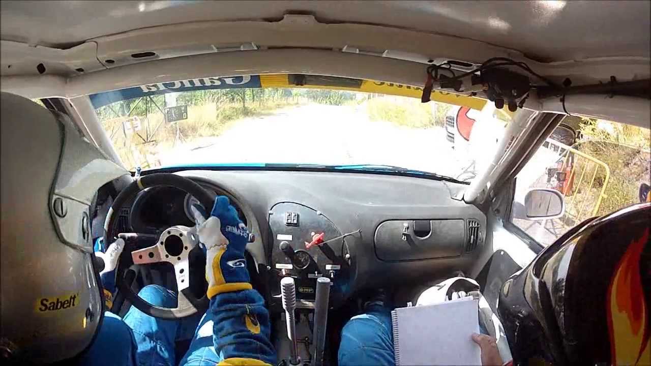 On Board José Ramón Domínguez - Mauro Barreiro. Rallye Sur do Condado 2013 Tramo C-1 Arbo