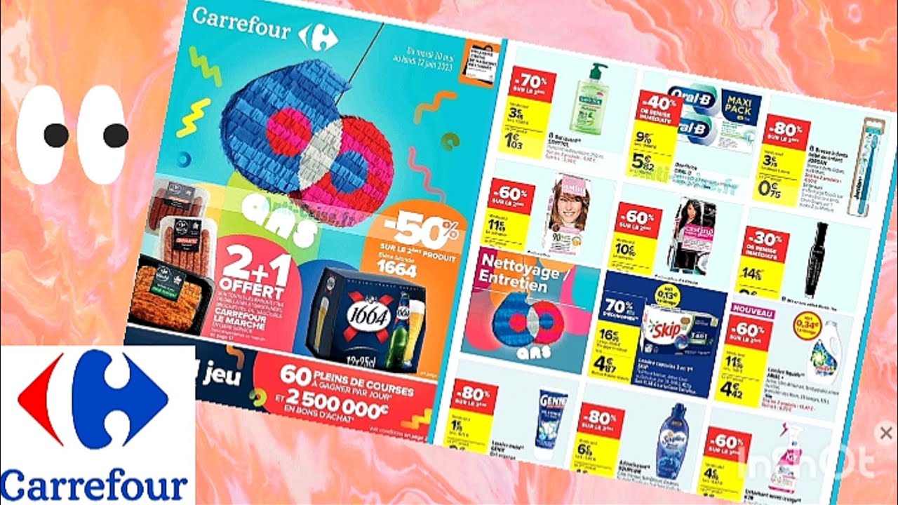 catalogue carrefour du 30 mai au 12 juin 2023 /r&eacute;duction carrefour France