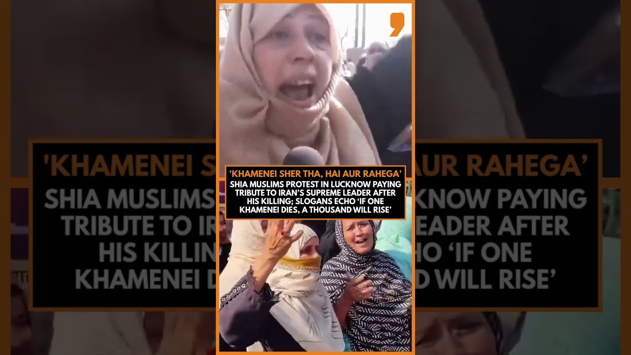Lucknow Sees Shia Protests After Khamenei&rsquo;s Reported Killing | Anger On Streets | Iran Vs Israel