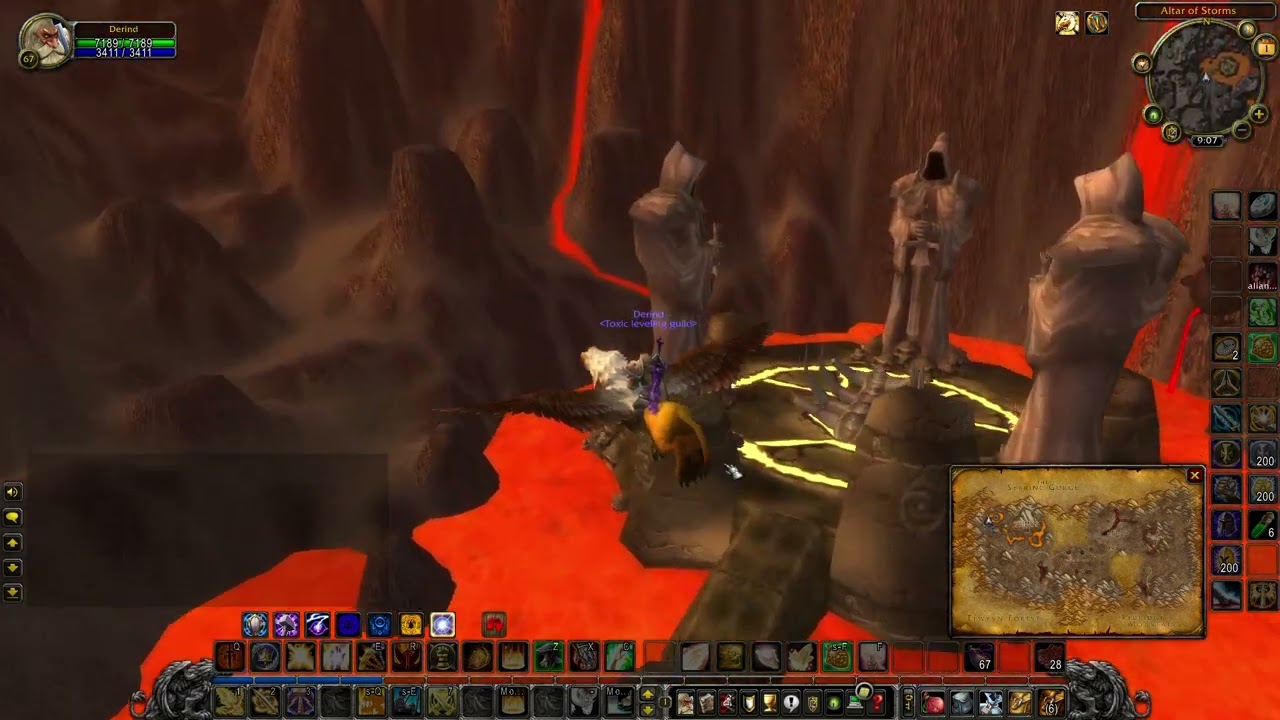 Flying from Stormwind to Ironforge: A World of Warcraft Grifmaster Adventure