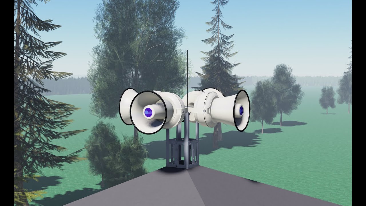 ROBLOX Tornado Siren #172: ATI HPSS-16 at Suburbia, Westminster Chimes