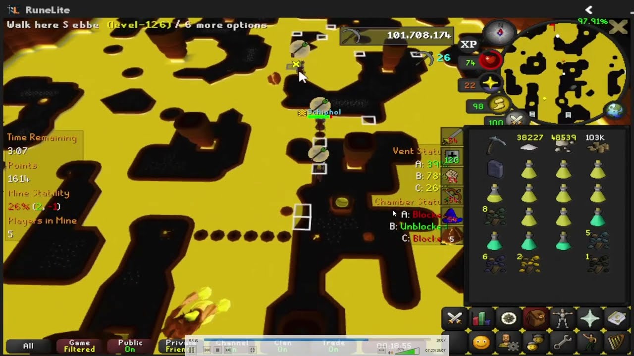B check volcanic mine role guide