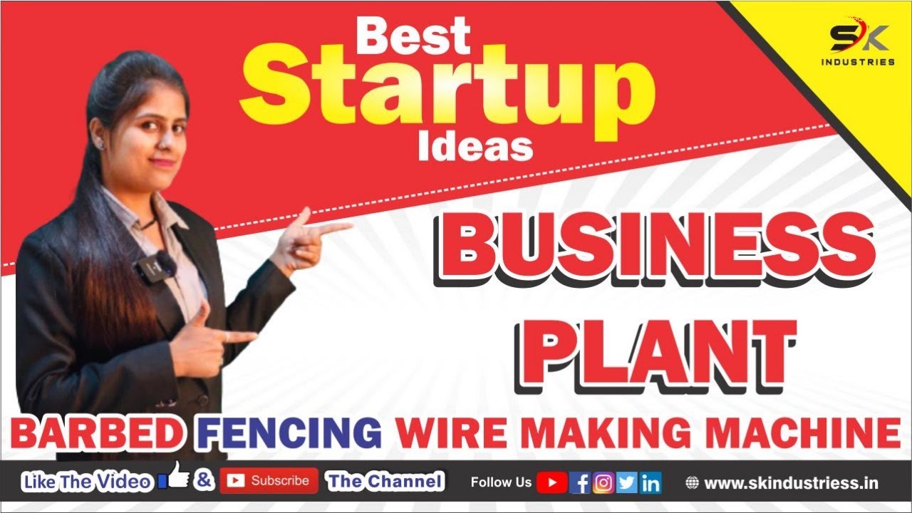Chain Link Fencing Business 😍😍 Barbed Wire Making Machine|| Best Business
