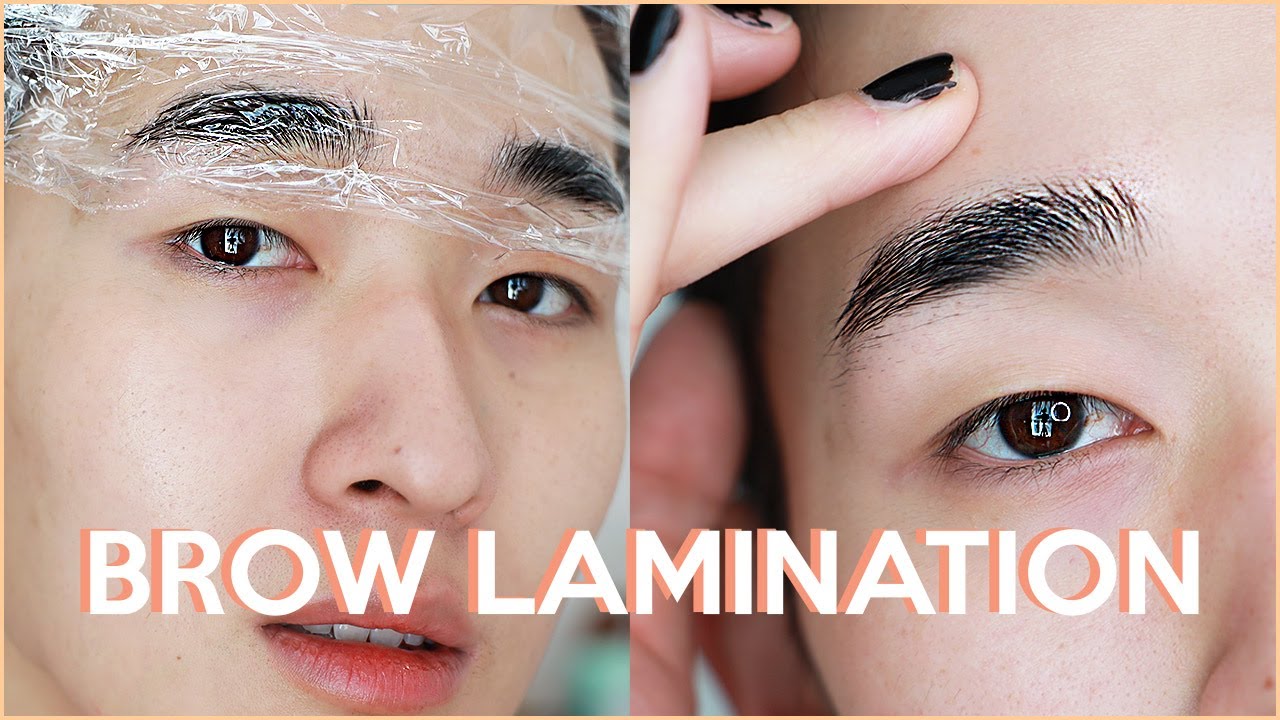 I laminated my brows at home... for $20 and it worked(?) | IVAN LAM