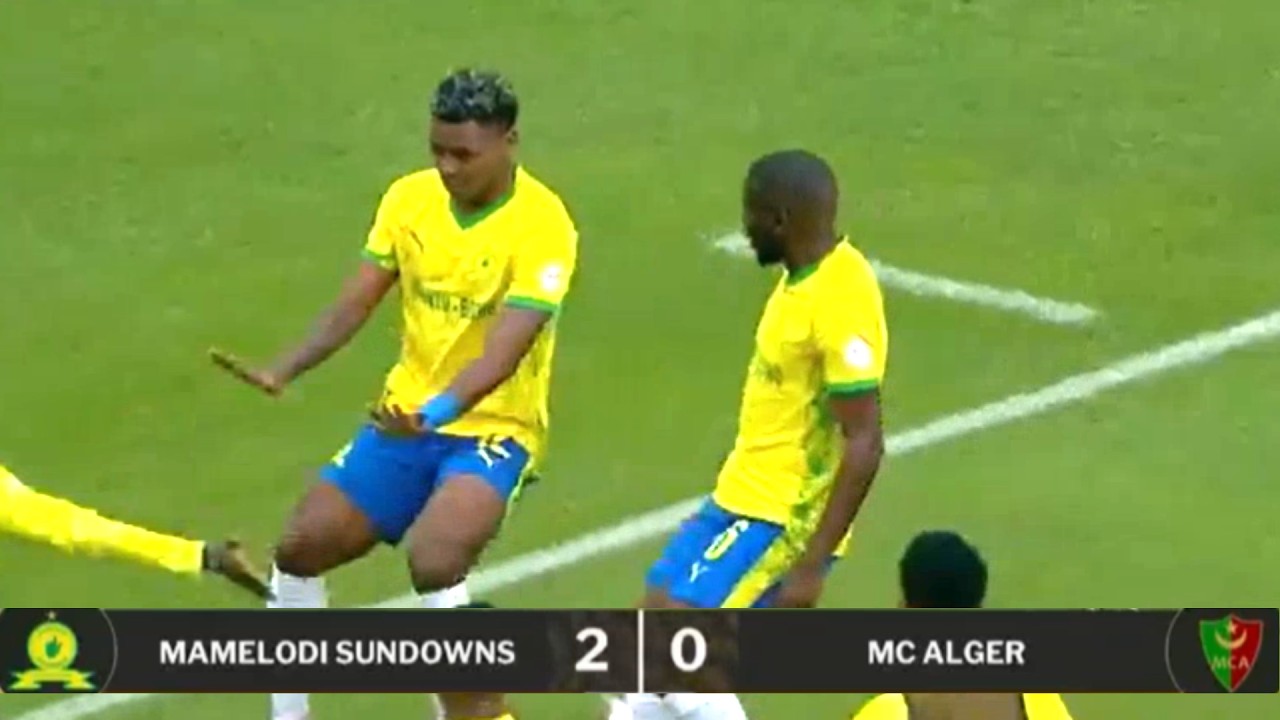 Mamelodi Sundowns vs MC Alger 2 - 0 Highlights CAF Champions League