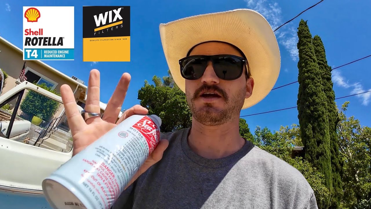 F250 Oil Change. SEAFOAM,  ROTELLA T4, WIX!