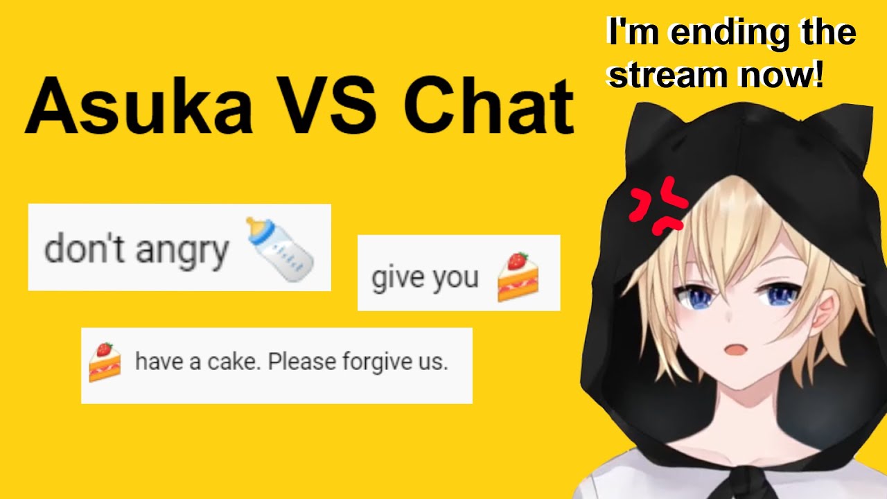 Asuka vs Chat (cute) | [Aigami Asuka / Independent Vtuber]