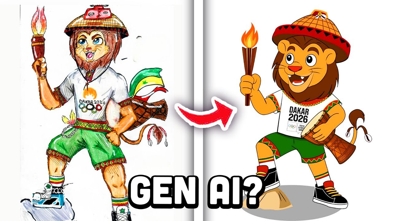 Did The Olympics Run A Teen's Artwork Through AI?
