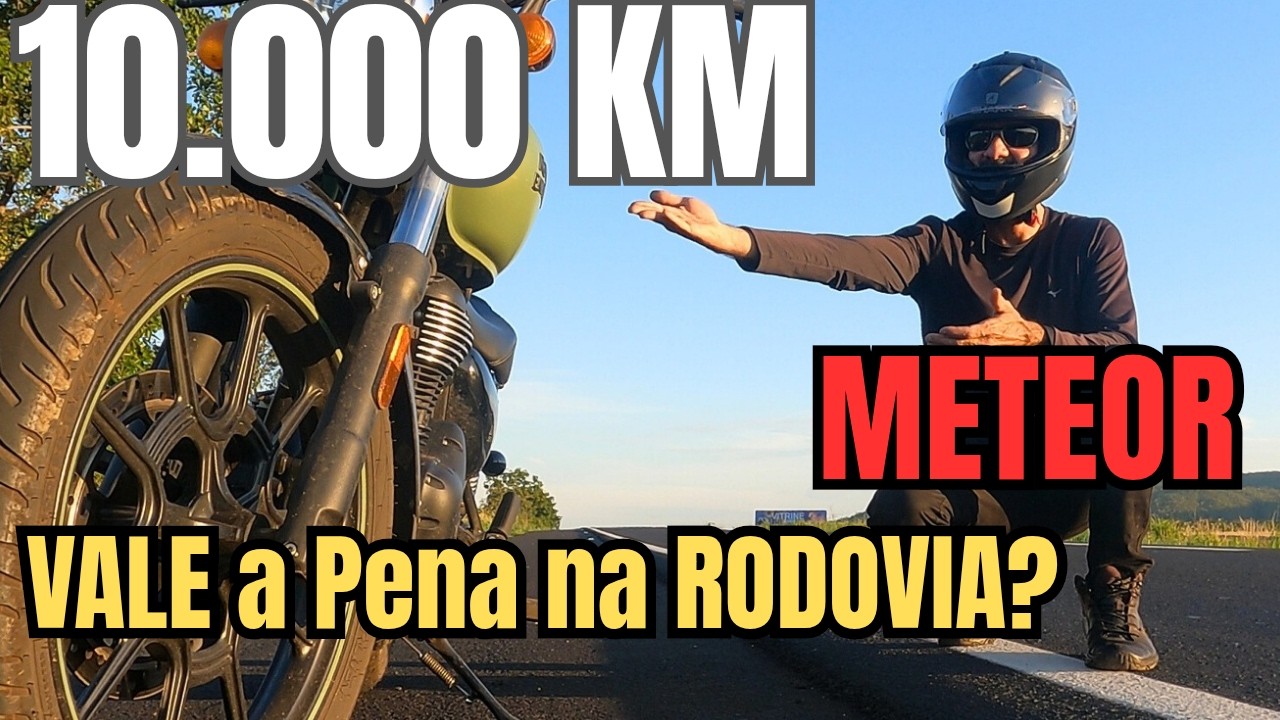 ​ROYAL ENFIELD METEOR 350: NÃO COMPRE ANTES DE VER ISTO! (10.000 KM)