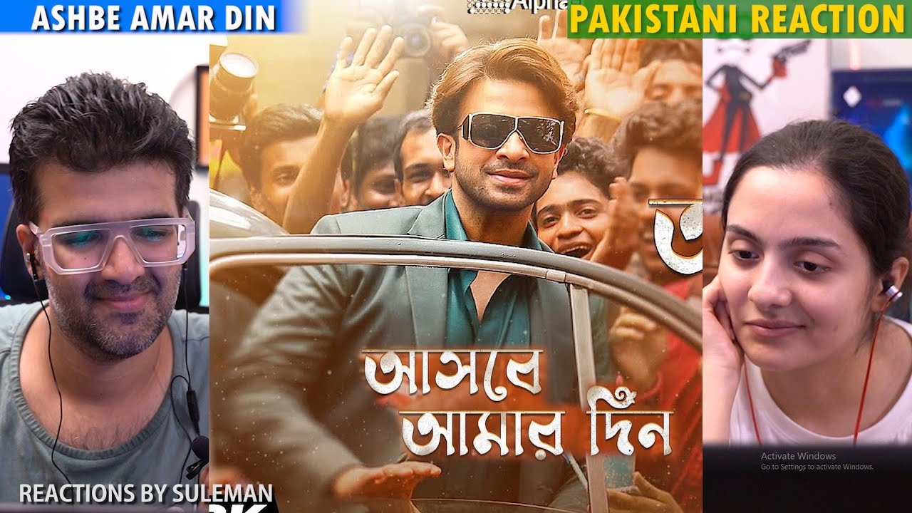 Pakistani Couple Reacts To Ashbe Amar Din | Toofan | Shakib Khan | Rehaan, Arafat , Raihan