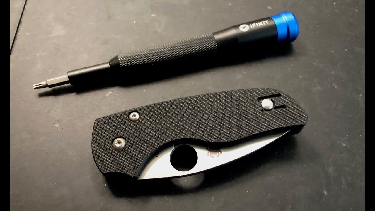 How to disassemble and maintain the Spyderco Lil' Native Pocketknife