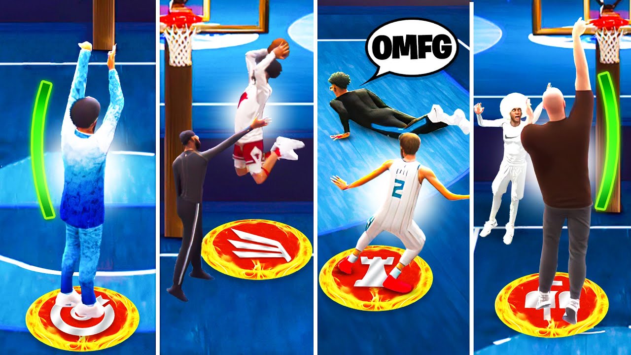 WINNING A GAME AT THE 1v1 COURT WITH EVERY BUILD IN NBA 2K22