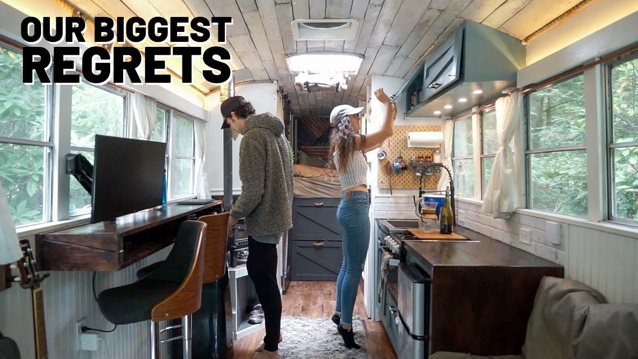 WHAT WE'D CHANGE ABOUT OUR TINY HOME | Bus Conversion Tips!!