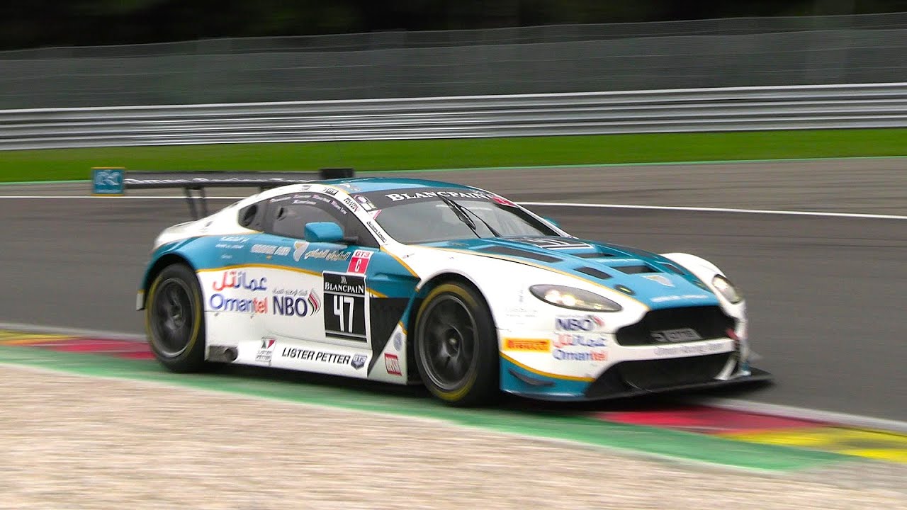 Aston Martin V12 Vantage GT3 Спа Шесть часов 2025: Прекрасный звук двигателя V12! [HD]