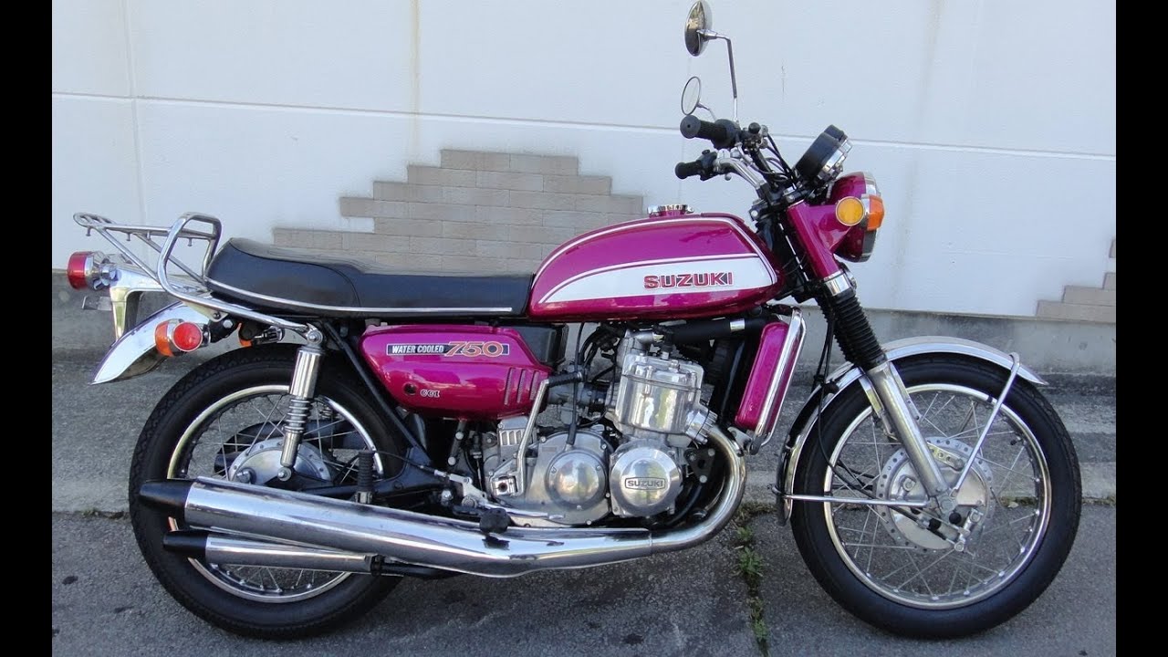 1972　スズキ　GT750　エンジンスタート！