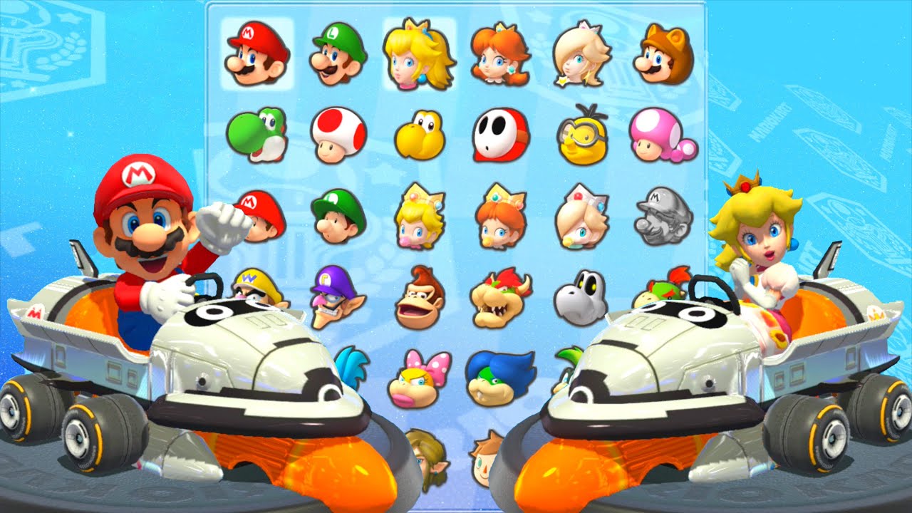 【マリオカート8デラックス】マリオとピーチ(ゲッソーシャトル)でNintendo Switch の最高のレーシング ゲーム