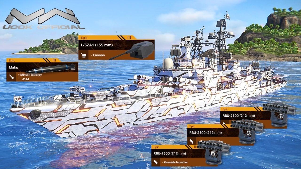 RF Admiral Basisty -  Only 3700 Ac Medium Weapon Setup | Modern Warships