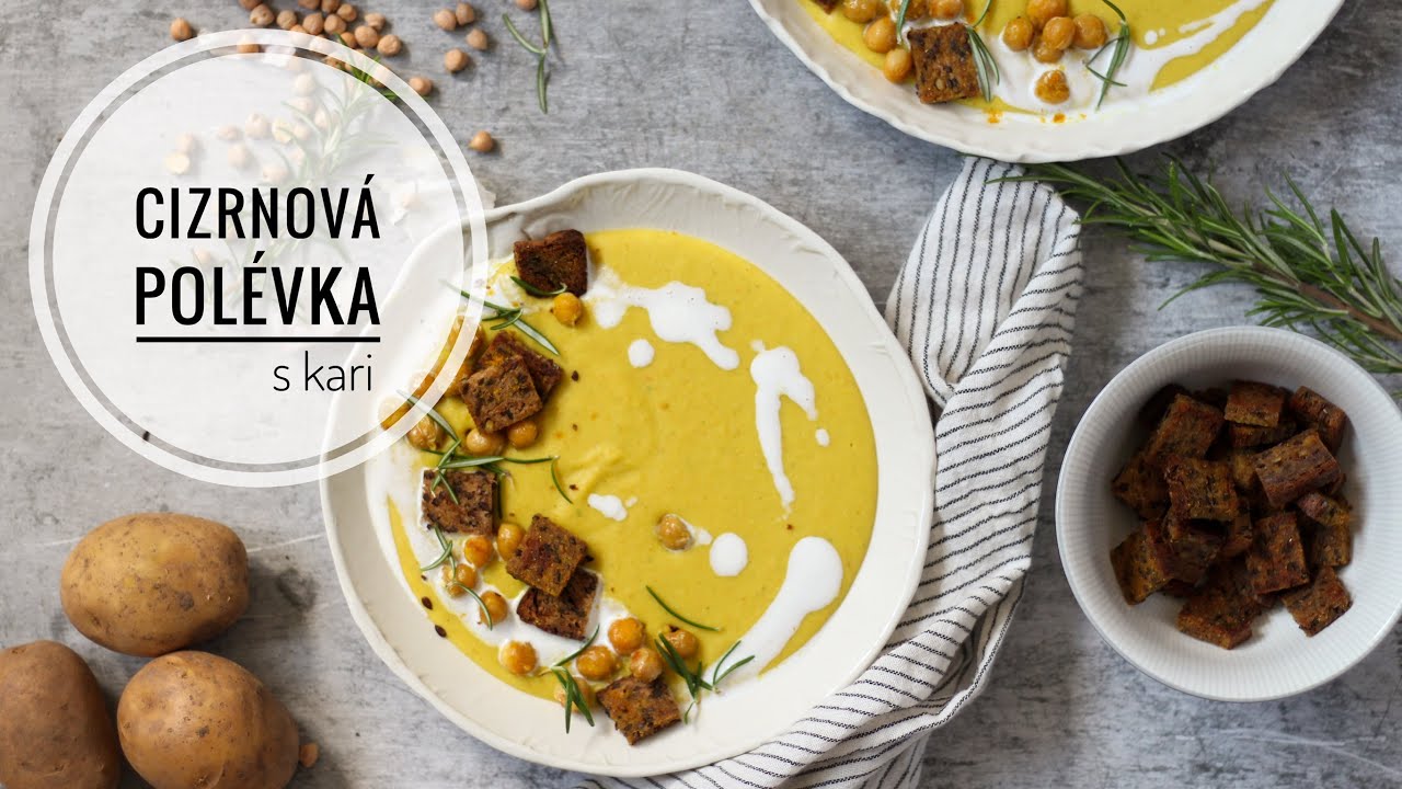 CIZRNOVÁ POLÉVKA | recept | vegan | MaruškaVEG