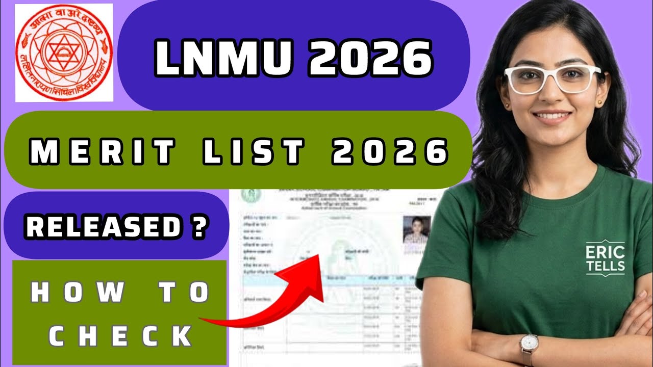 lnmu first merit list 2026 | lnmu ug first merit list 2026