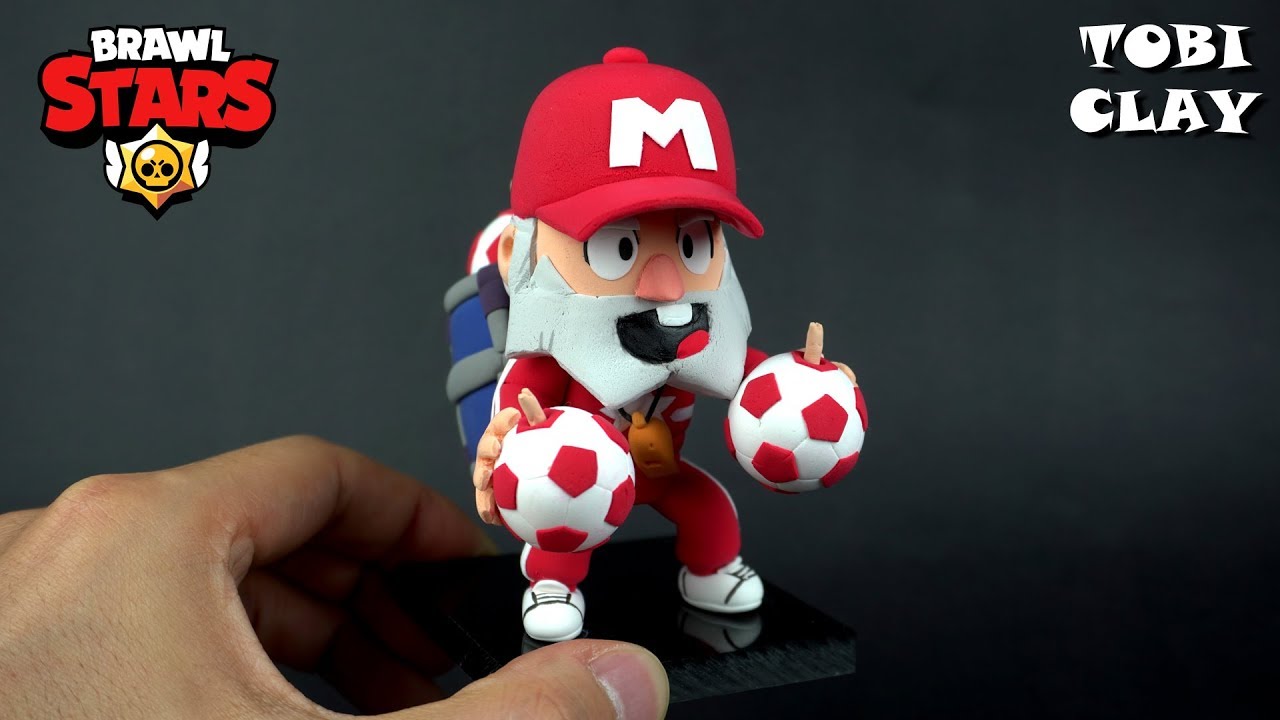 Brawl Stars Coach Mike Clay ART - PSG Skin⚽️