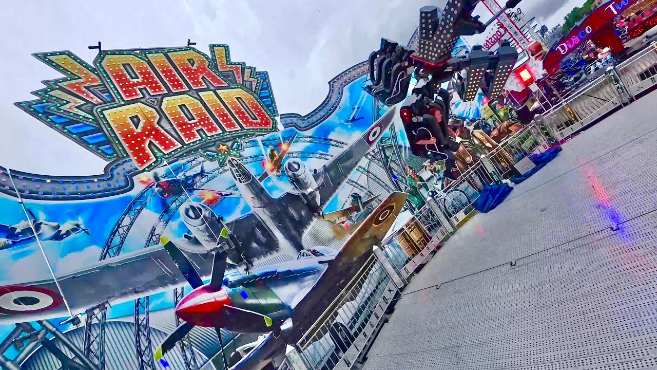 Air Raid (Mitchell Wilmot) On Ride The Hoppings Newcastle 2025