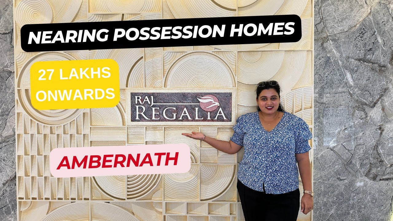 Call: 8055855866 | Raj Regalia, Ambernath East – Premium 1 & 2 BHK Homes | Nearing Possession