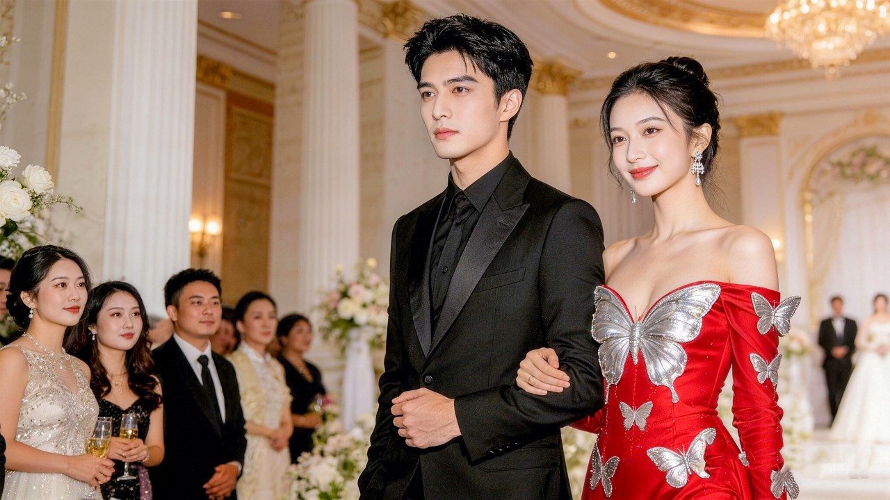 Husband takes mistress to party; wife in red dress with CEO stuns everyone!