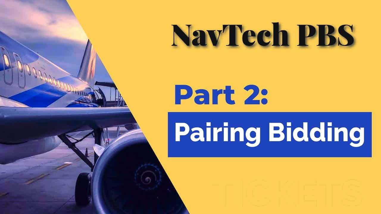GoJet Airlines Pilot Group NavTech PBS Tutorial Part 2: Pairing Bidding