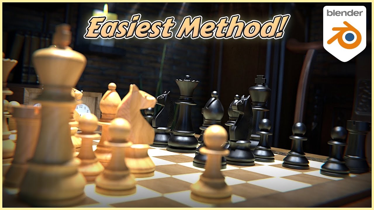 Tutorial: How to Model an ENTIRE Chess Set in Blender!