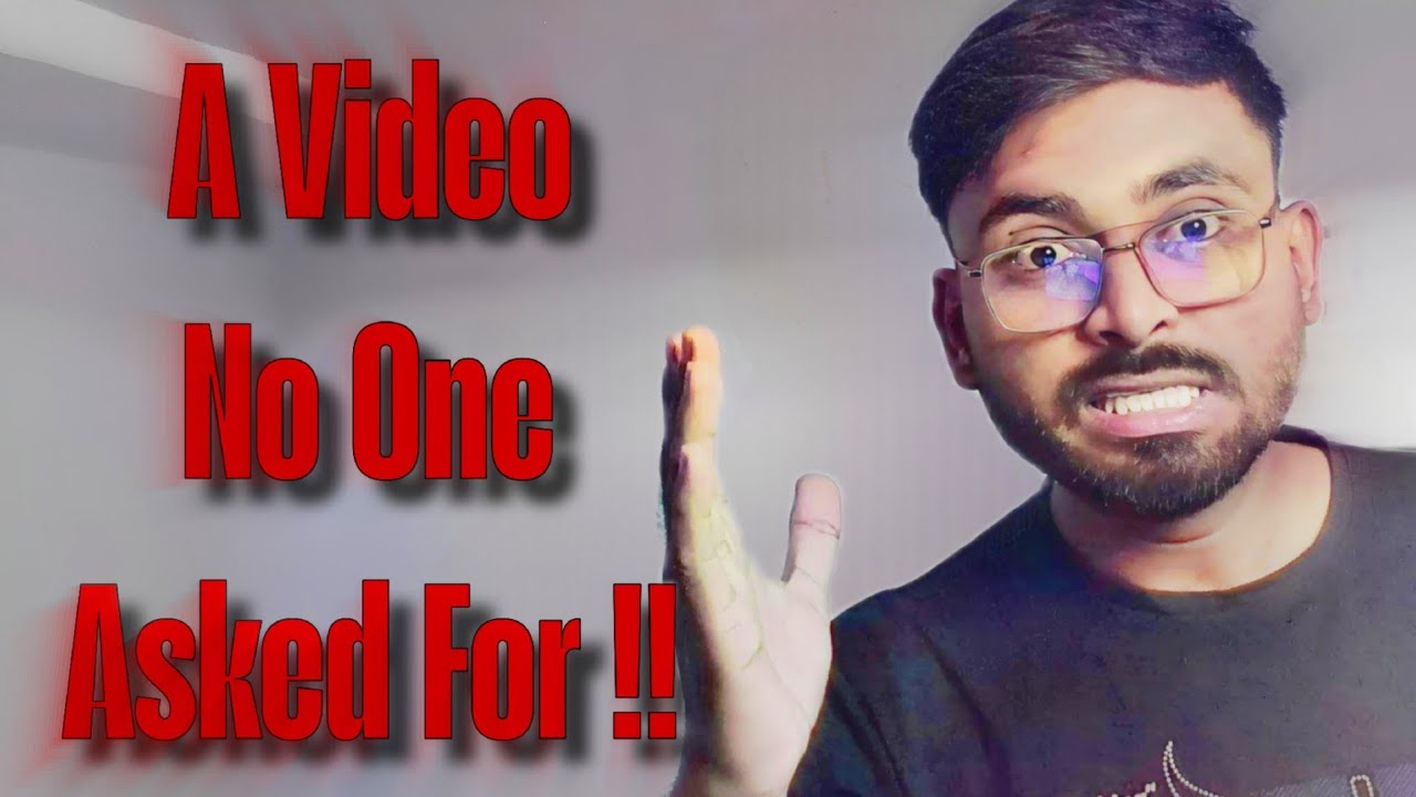 A Video No One Asked For !! || Behave Sid