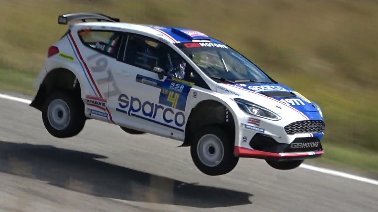 CRAZY Simone Campedelli at Rally Legend 2020! - Ford Fiesta R5 Mk2 Launch Control, Jumps & More!