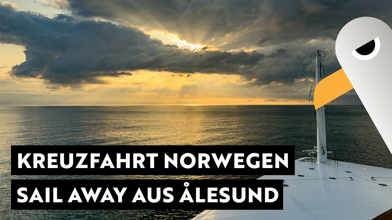 Kreuzfahrt Norwegen 🇳🇴 Sail Away aus dem malerischen Ålesund 💋 mit AIDA