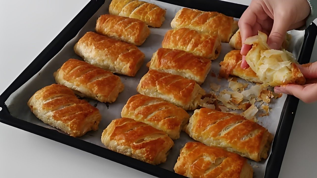 📣FIRINCI USTASIYIM DİYEN KOMŞU BİLE YİYİNCE HEMEN TARİFİ ALDI‼️MİLFÖY GİBİ PUL PUL KIYMALI BÖREK