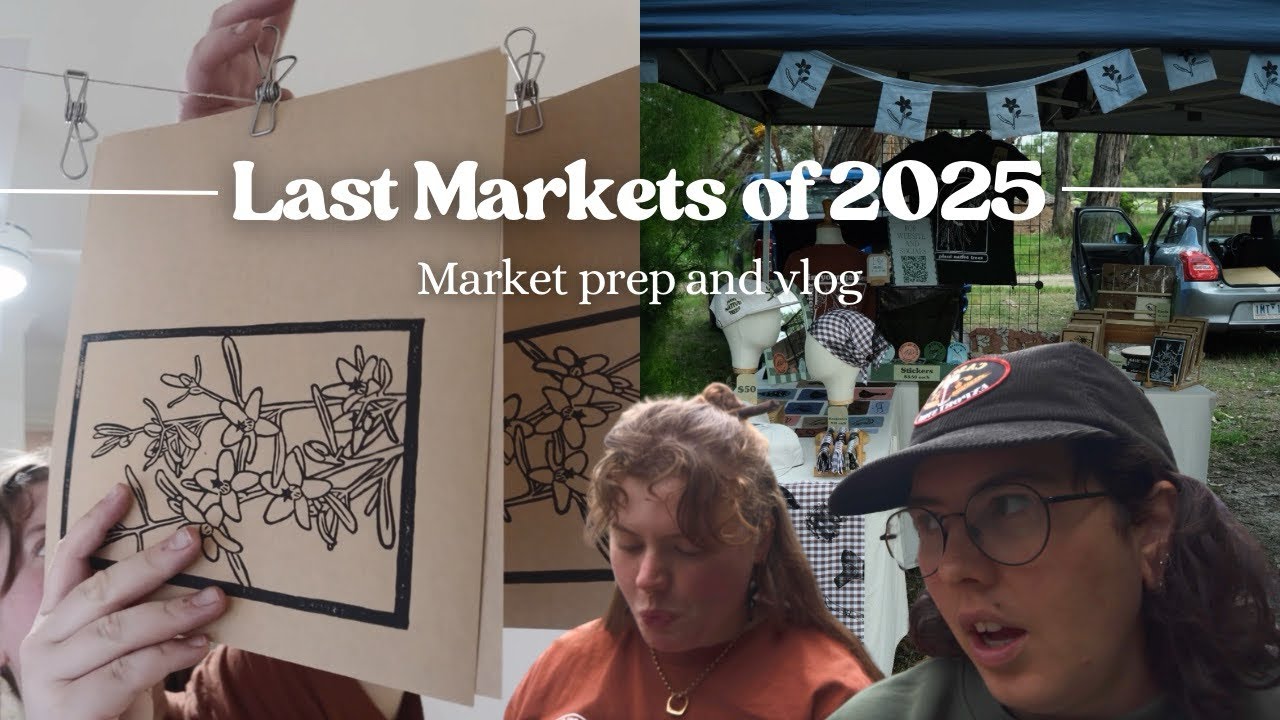 Last Craft Markets of 2025 🌧️ Honest Market Experience & How Much I Made