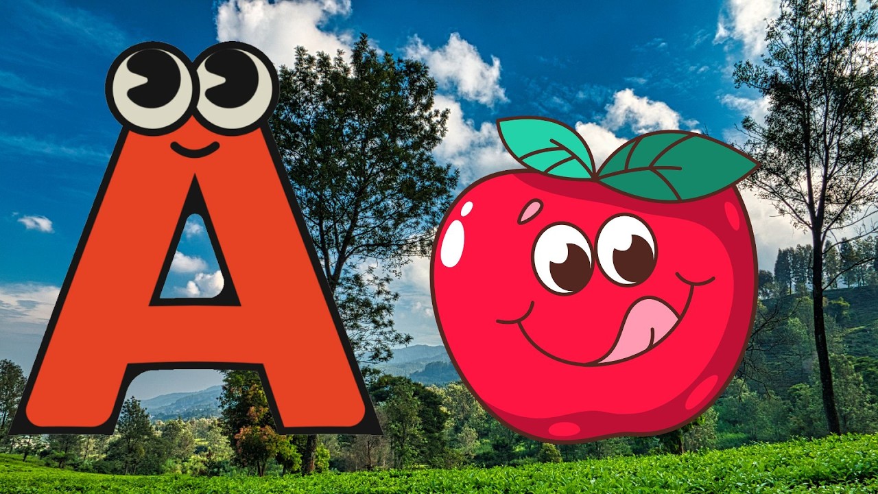 A for Apple | B for Ball | ABCD learning for Kids | Varnamala Songs with Sounds for Children