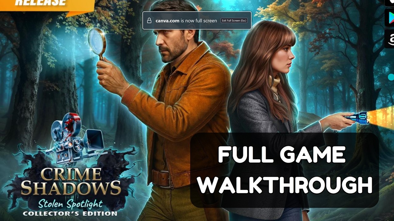 Crime Shadows Stolen Spotlight FULL Walkthrough | All Chapters | Full Game Guide & Puzzle Solutions