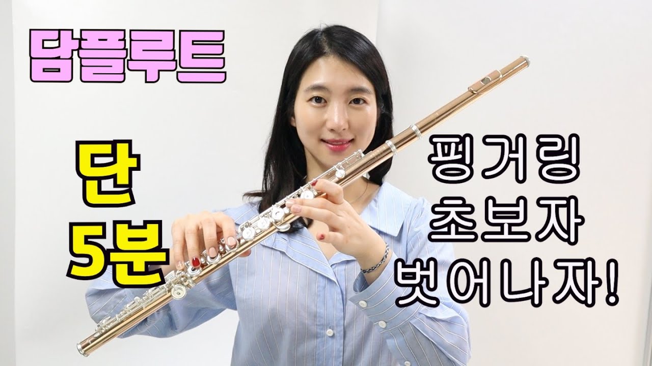담플루트-30.5분 투자로 초보자티나는 핑거링 벗어나기.