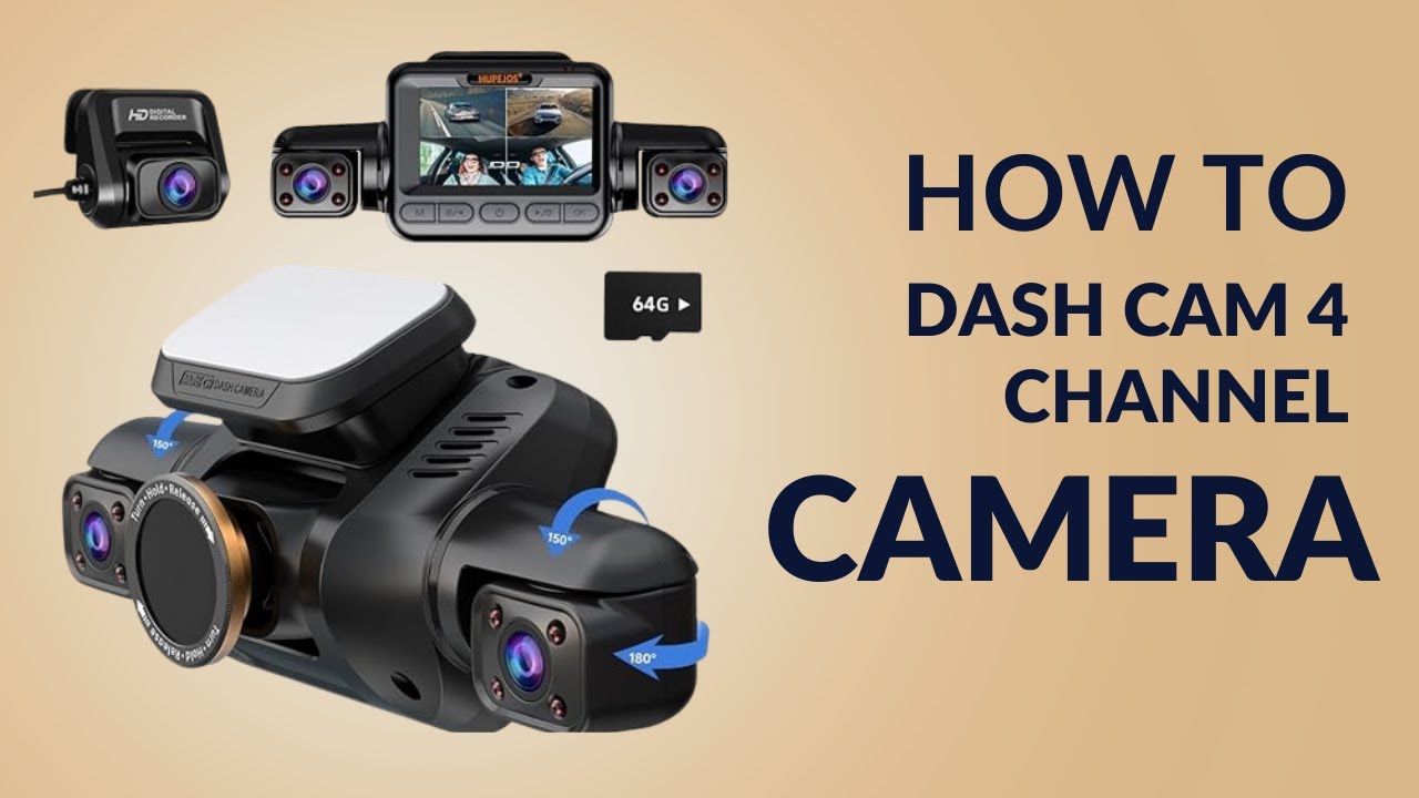 @Dash Cam 4 Channel Front & Rear Inside – V8PLUS 360° 4K UHD Car Camera