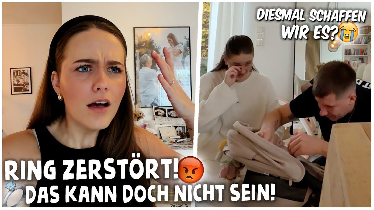 RING von MONE ZERST&Ouml;RT😭 + SCHAFFEN wir den KINDERWAGEN?😳🥲&nbsp;|&nbsp;kobexmone