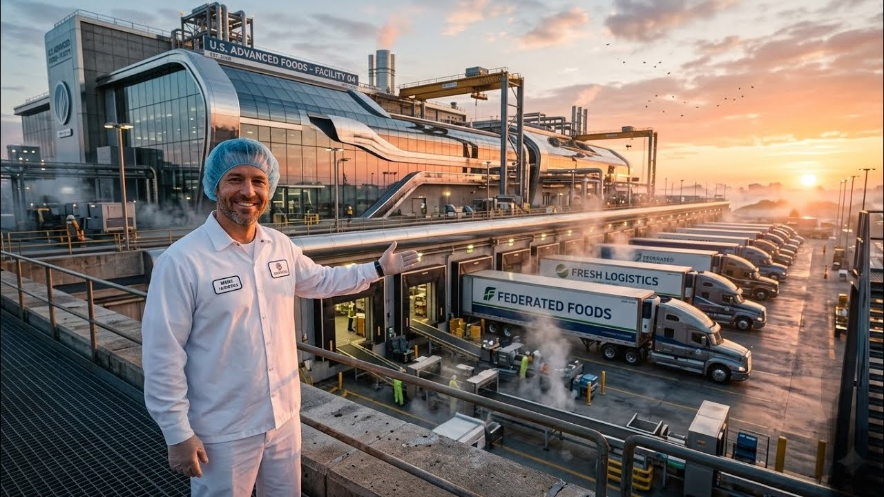 How Thousands of American Beef Burgers are Made Every Minute! 🍔🏭#BurgerFactory #HowItsMade 