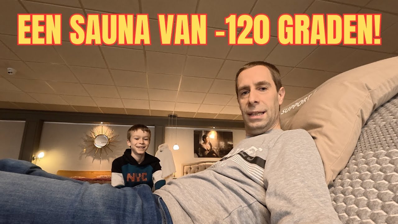 IK HEB IN EEN CRYOSAUNA GEZETEN VAN -120° !