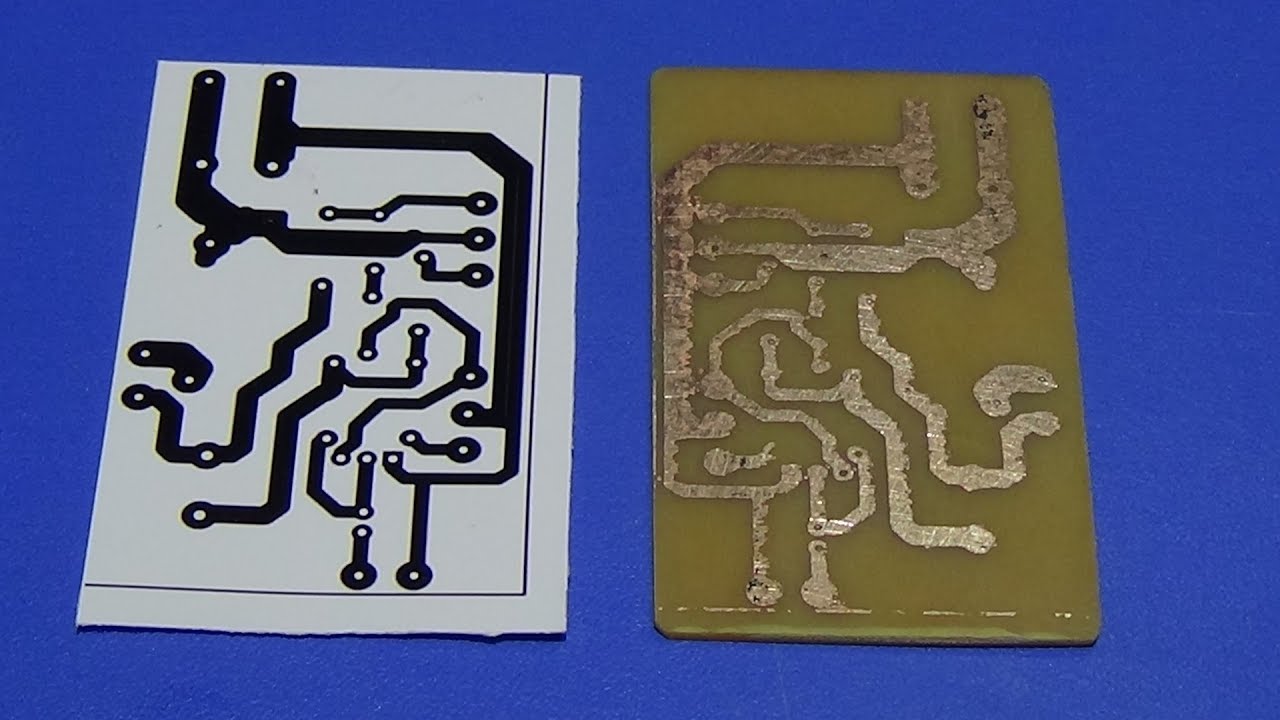 How to Make a Printed PCB Circuit DIY PCB Circuit Board Make at home