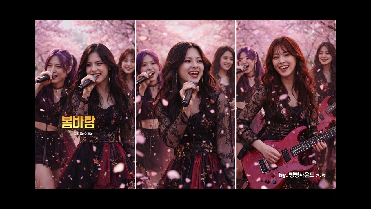 [ PLAYLIST ] 걸밴드 - LUNA RIOT - 봄바람 🌸따뜻한 계절과 함께 불어오는 설레는 봄바람. | Korean Girl Band Rock